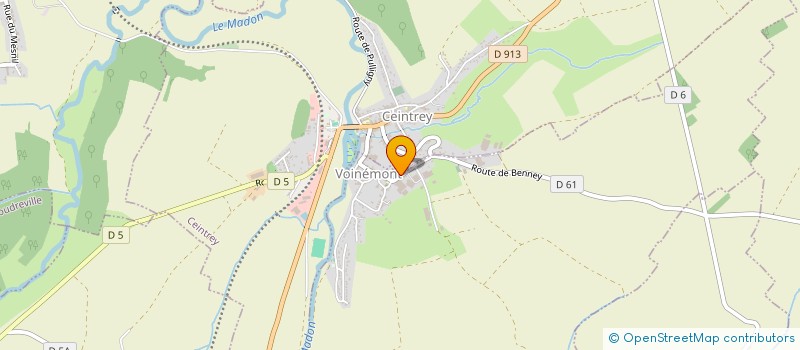 localisation de l'entreprise DES BLANCHES VIGNES  VOINEMONT