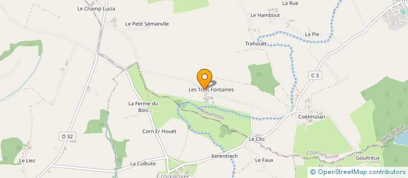 localisation de l'entreprise DES BLES D'OR  HEMONSTOIR