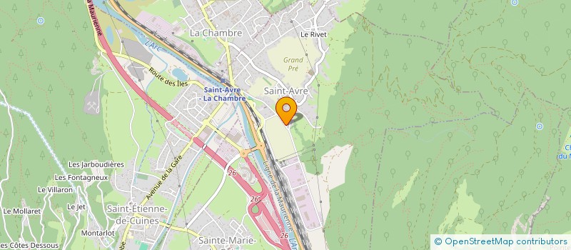 localisation de l'entreprise DES BLEUETS  SAINT-AVRE