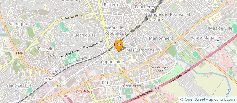 localisation de l'entreprise DES BLONDES AUX BRUNES  NIMES