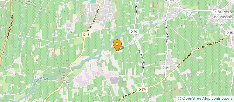 localisation de l'entreprise DES BOIS à CAROMB