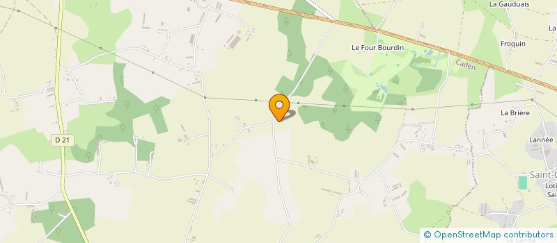 localisation de l'entreprise DES BOIS  CADEN