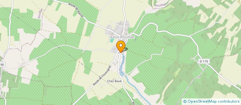 localisation de l'entreprise DES BOIS CHATAINS à VAUX-ROUILLAC