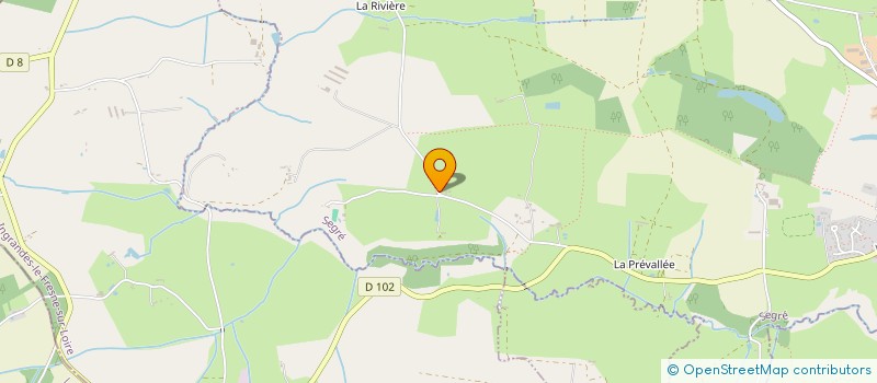 localisation de l'entreprise DES BOIS-DUPRE à VAL D'ERDRE-AUXENCE