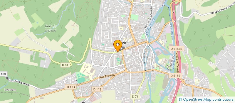 localisation de l'entreprise DES BONANTES à LOUVIERS