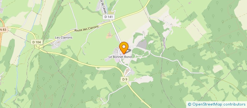 localisation de l'entreprise DES BONNETS RONDS  PUGEY