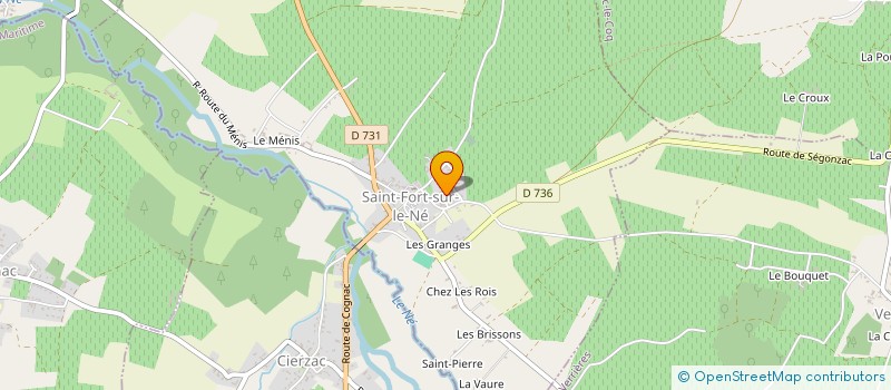 localisation de l'entreprise DES BONS ENFANTS à SAINT-FORT-SUR-LE-NE