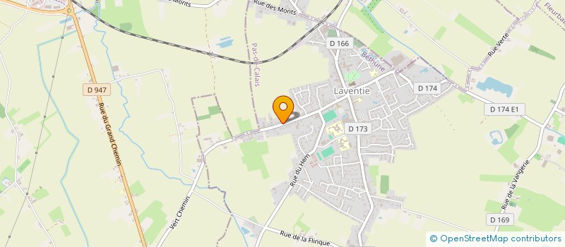 localisation de l'entreprise DES BORDS DE LYS  LAVENTIE