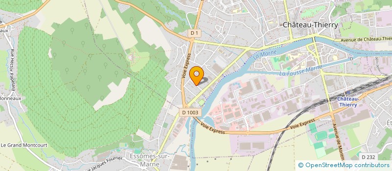 localisation de l'entreprise DES BORDS DE MARNE à CHATEAU THIERRY