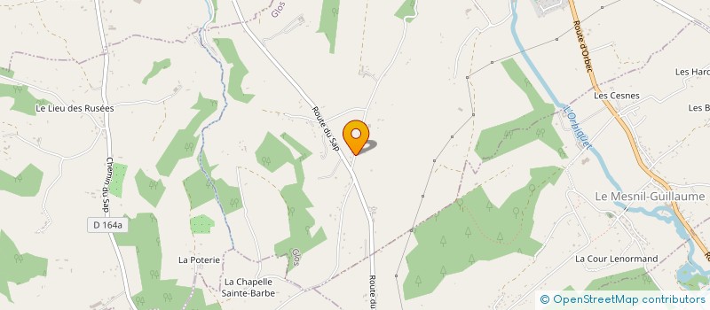 localisation de l'entreprise DES BOSSETTES  GLOS