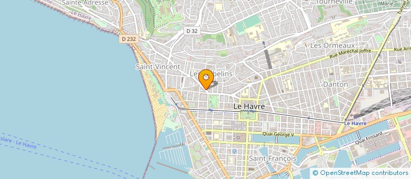 localisation de l'entreprise DES BOUCHONS DES BOUTEILLES  LE HAVRE