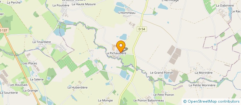 localisation de l'entreprise DES BOUFFARDIERES  SAINT-HILAIRE-DE-CLISSON