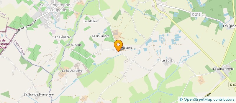 localisation de l'entreprise DES BOULAIES à MONTREVAULT-SUR-EVRE