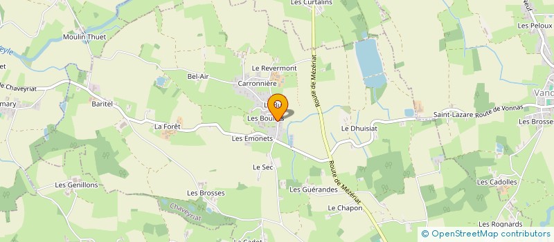localisation de l'entreprise DES BOULETS à CHAVEYRIAT