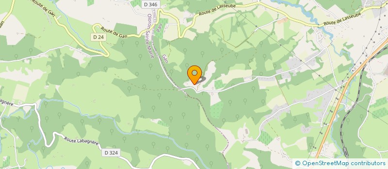 localisation de l'entreprise DES BRANCHES  GAN