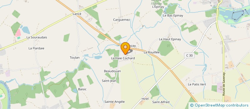 localisation de l'entreprise DES BREHIER  PLESSE