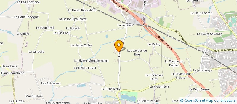localisation de l'entreprise DES BRETIERES à BRIE