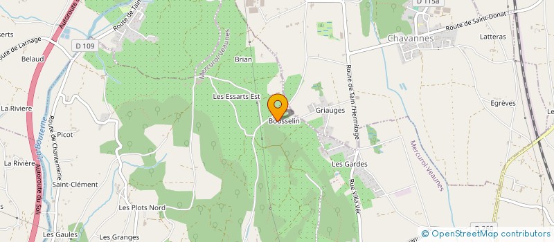 localisation de l'entreprise DES BRIANDS  MERCUROL-VEAUNES