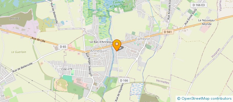 localisation de l'entreprise DES BRIARDS  CAMBRIN