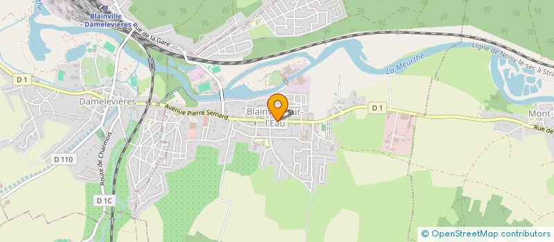 localisation de l'entreprise DES BRIN BL  BLAINVILLE-SUR-L'EAU