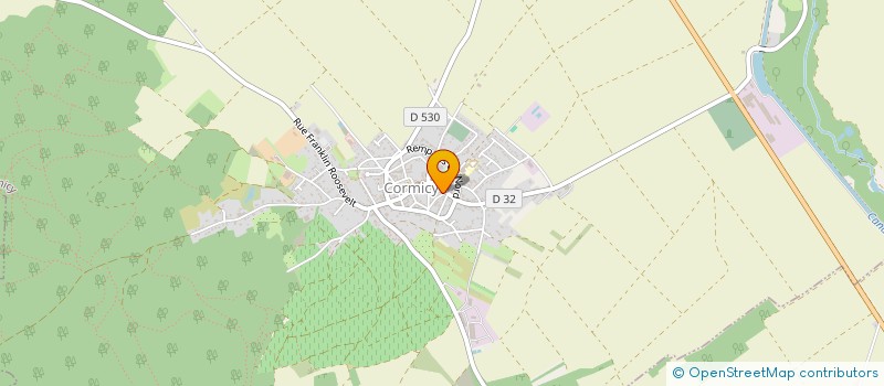 localisation de l'entreprise DES BRIQUES ET DES BULLES  CORMICY