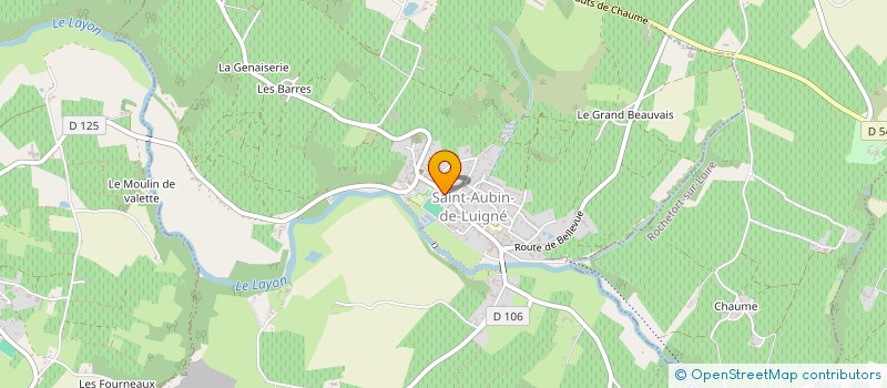 localisation de l'entreprise DES BRUMES  VAL-DU-LAYON