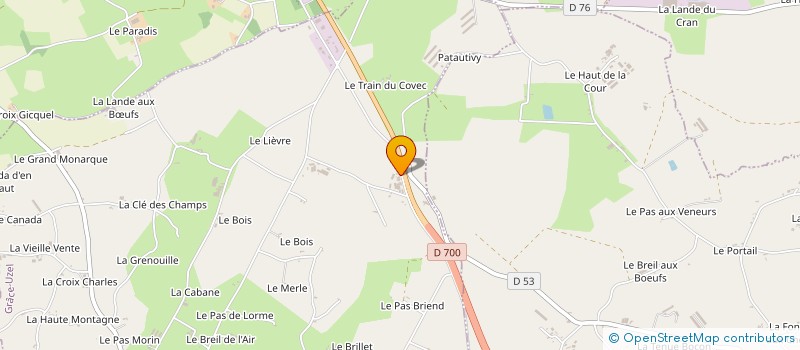 localisation de l'entreprise DES BRUMES  GRACE-UZEL