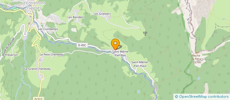 localisation de l'entreprise DES BRUNS à ENTREMONT-LE-VIEUX