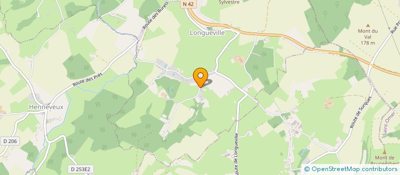 localisation de l'entreprise DES BURETS  LONGUEVILLE