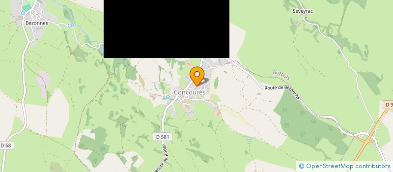 localisation de l'entreprise DES CADES  SEBAZAC-CONCOURES