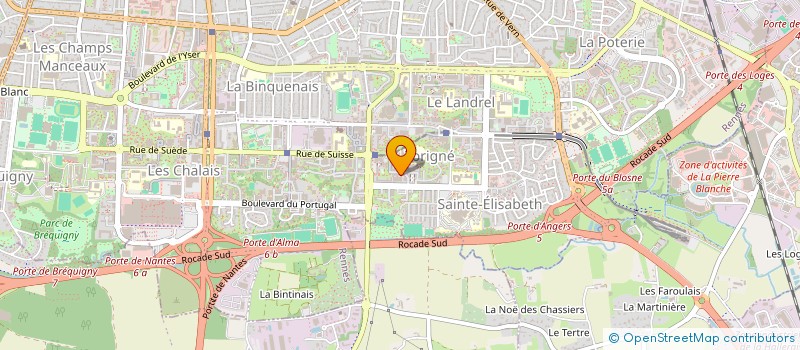 localisation de l'entreprise DES CADRES PRIVES D'EMPLOI  RENNES