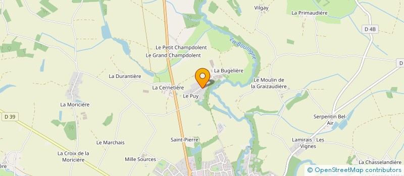 localisation de l'entreprise DES CAGEOTS  LES LUCS-SUR-BOULOGNE