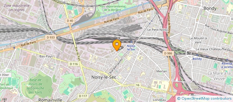 localisation de l'entreprise DES CAILLOUX à NOISY-LE-SEC