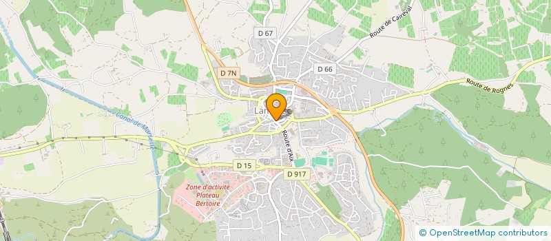 localisation de l'entreprise DES CAIRADES à LAMBESC