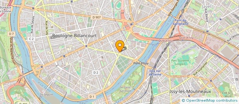 localisation de l'entreprise DES CALLOTIERES à BOULOGNE-BILLANCOURT
