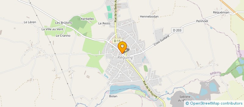 localisation de l'entreprise DES CAMELIAS  REGUINY