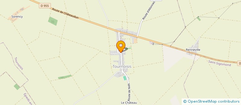 localisation de l'entreprise DES CAMPAGNARDS  TOURNOISIS