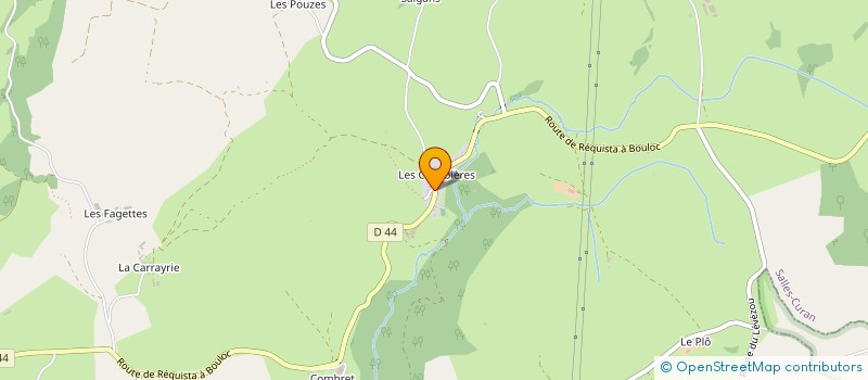 localisation de l'entreprise DES CANABIERES ENERGIES  SALLES-CURAN