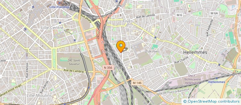 localisation de l'entreprise DES CANONNIERS à LILLE