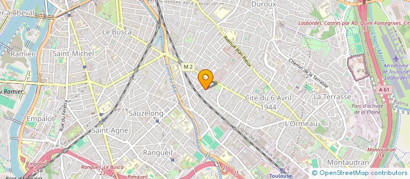 localisation de l'entreprise DES CAPITOULS à TOULOUSE