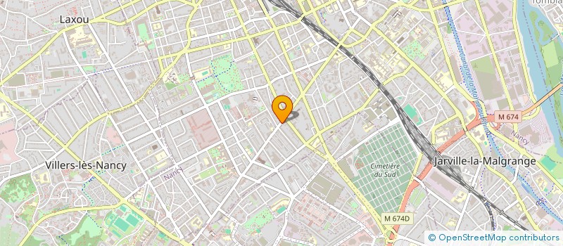 localisation de l'entreprise DES CAPUCINS  NANCY