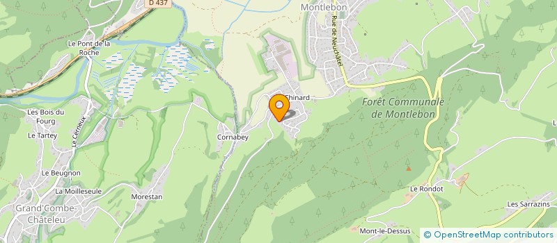 localisation de l'entreprise DES CAPUCINS  MONTLEBON