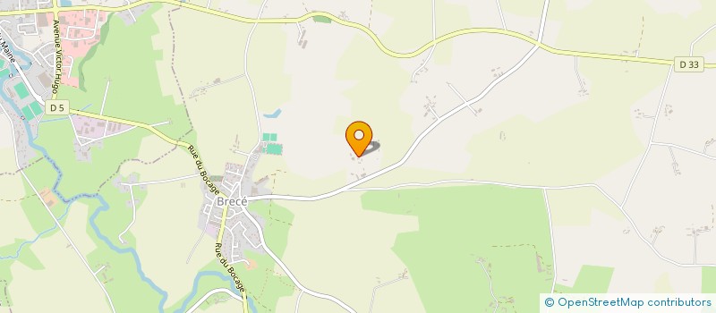 localisation de l'entreprise DES CARAVELLES  BRECE