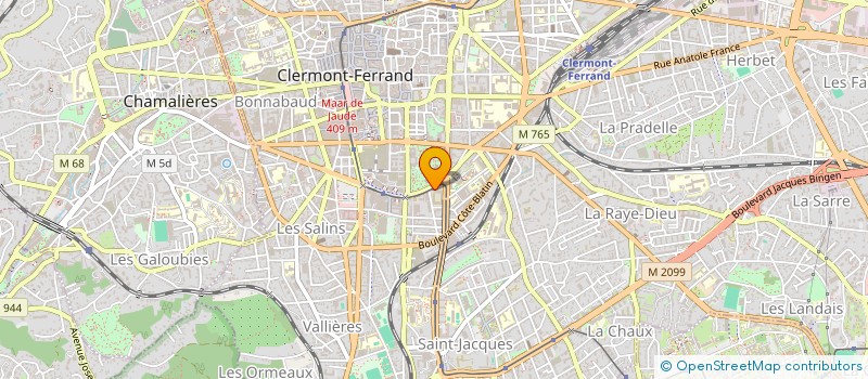 localisation de l'entreprise DES CARRIERES D'AUVERGNE DE DIPLOMATIE ET DE MEDIATION INTERNATIONALE ET EUROPEENNE à CLERMONT-FERRAND