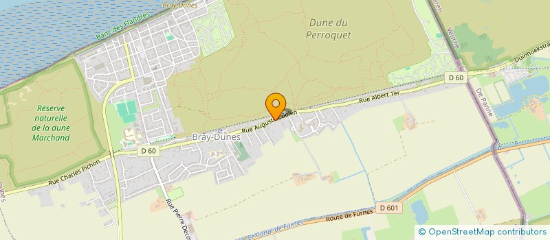localisation de l'entreprise DES CARTABLES POUR BALI à BRAY-DUNES