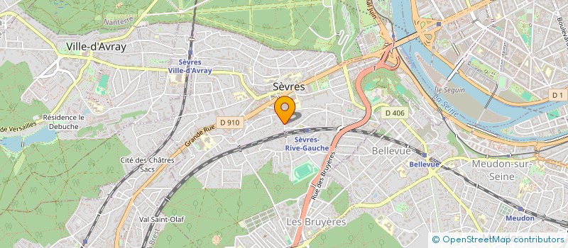 localisation de l'entreprise DES CASCATELLES à SEVRES