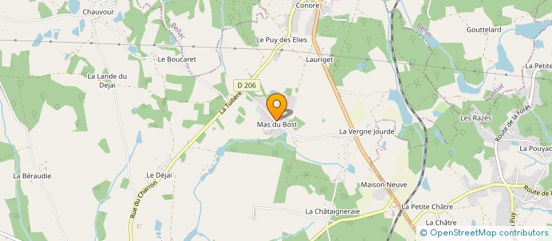 localisation de l'entreprise DES CASSEAUX à PEYRILHAC