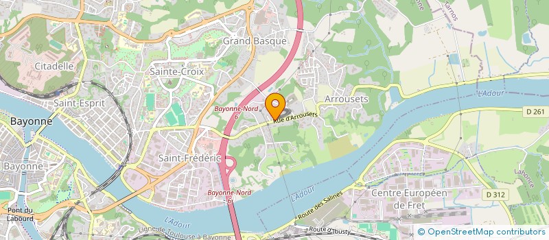 localisation de l'entreprise DES CAURIES DANS LA TETE à BAYONNE