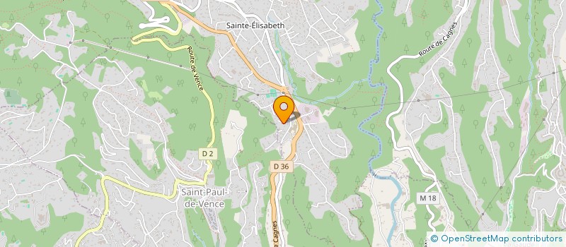 localisation de l'entreprise DES CAYRONS  VENCE