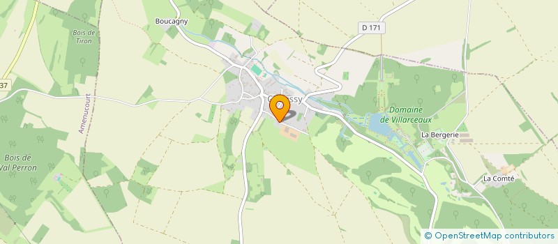 localisation de l'entreprise DES CEDRES à CHAUSSY